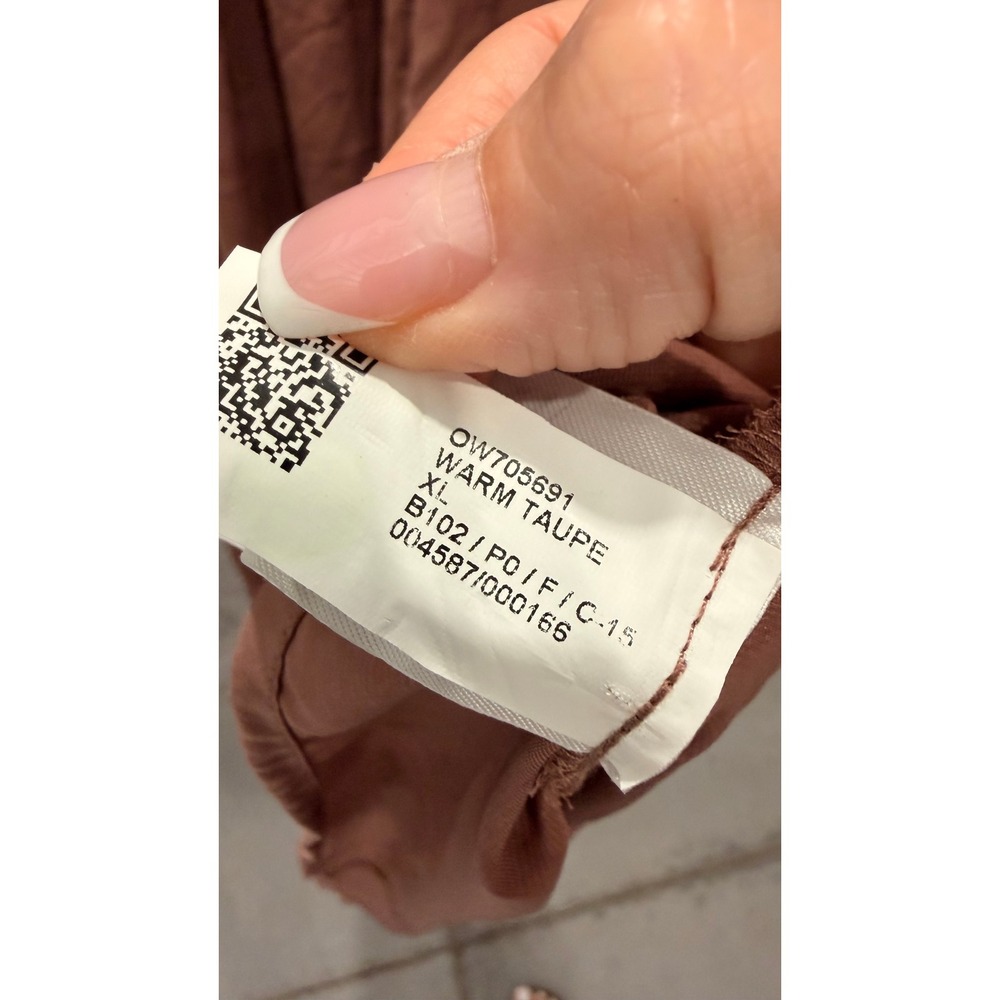 Old Navy Maxi Dress Women XL Warm Taupe Ruffle Tiered Boho Sleeveless OW705691 - Picture 6 of 9